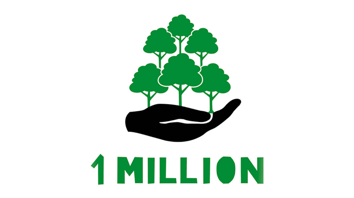 1 million trees logo