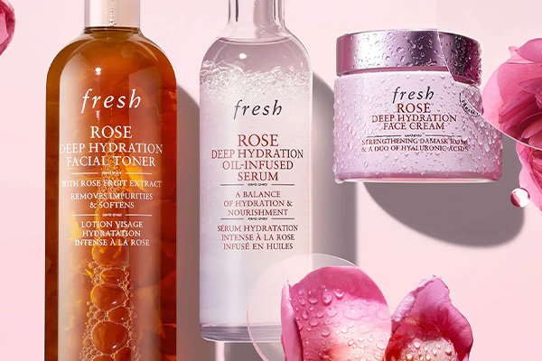 A guide to fresh's ultra-hydrating rose range