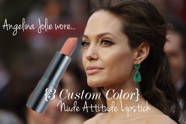 Angelina Jolie loves Nude Attitude Lipstick