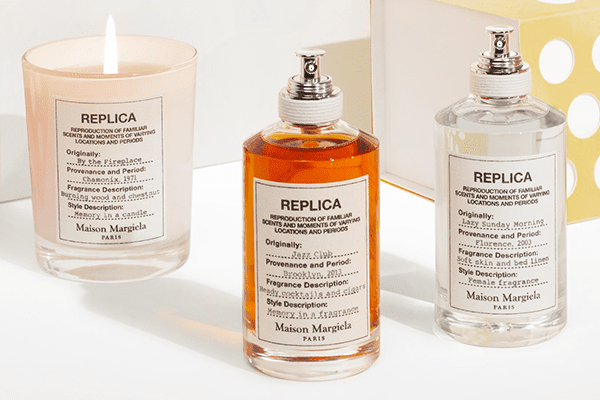 three bottles of maison margella perfumes