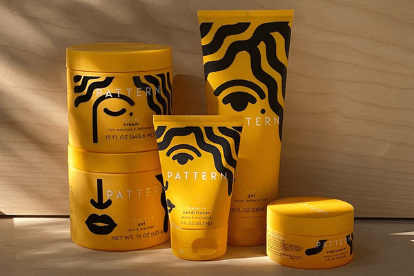 A COLLECTION OF PATTERN HAIR CARE PRODUCTS