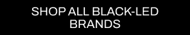 A CTA with a black background and white writing pointing you to all Cult Beauty’s BLACK LED BRANDS products
