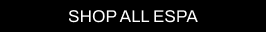 A CTA with a black background and white writing pointing you to all Cult Beauty’s ESPA products