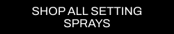 A CTA with a black background and white writing pointing you to all Cult Beauty’s SETTING SPRAYS  products
