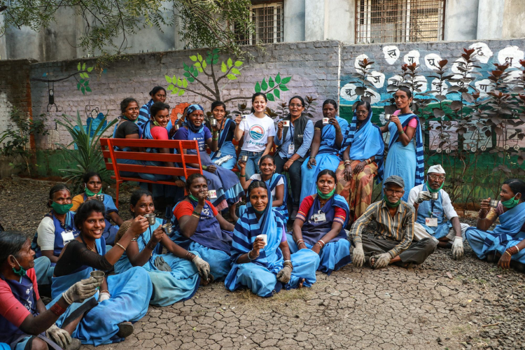 female workers of repurpose impact project