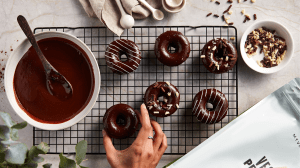 Receta Donuts Veganos de Chocolate