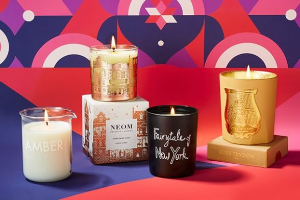 Create a festive ambience with these exquisite candles