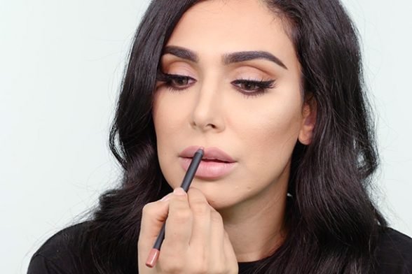 Cheat fuller lips with Huda Kattan's tips for lip contouring