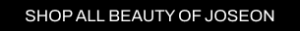 A CTA with a black background and white writing pointing you to all Cult Beauty’s BEAUTY OF JOSEON products