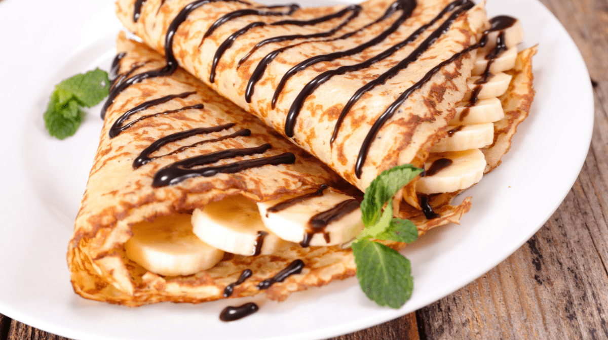Chocolate and Banana Collagen Pancakes