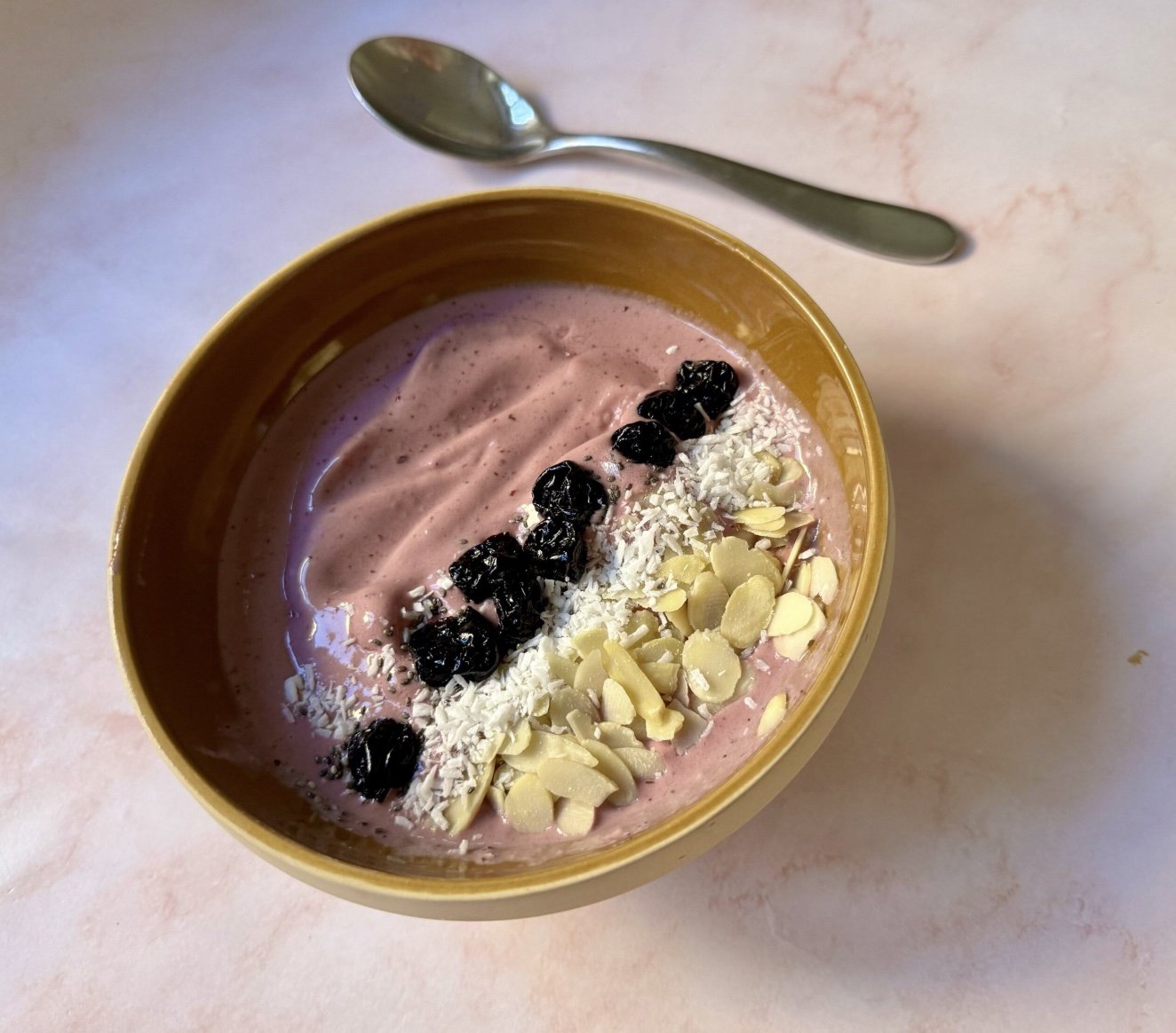 Cherry and Almond Smoothie Bowl