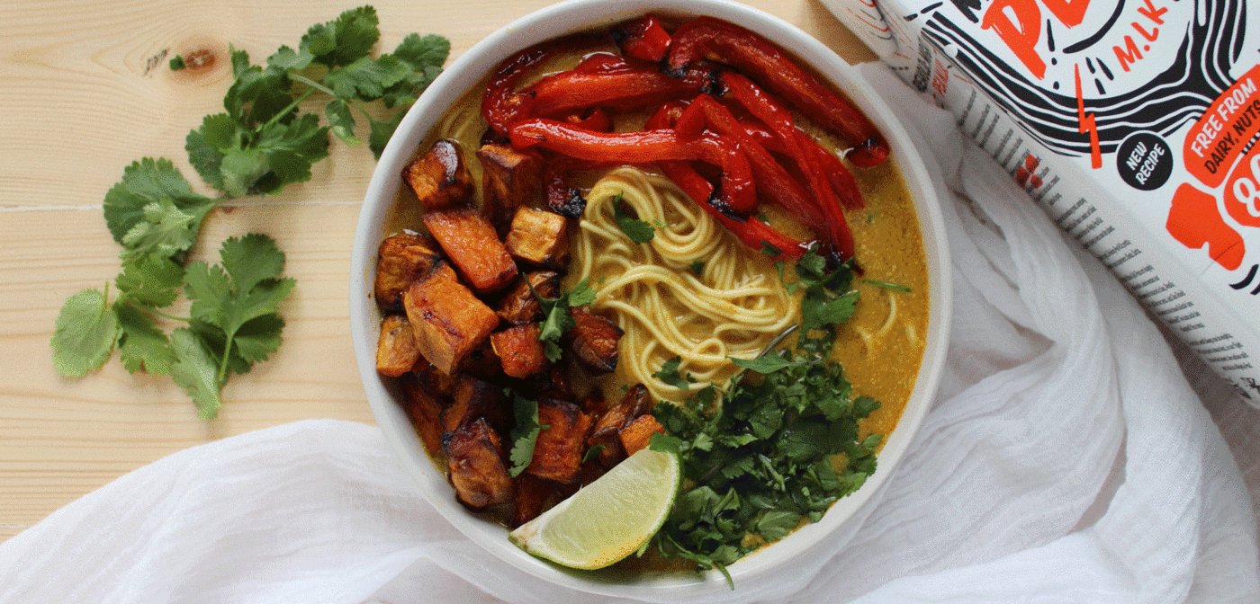 Sweet Potato and Red Pepper Laksa