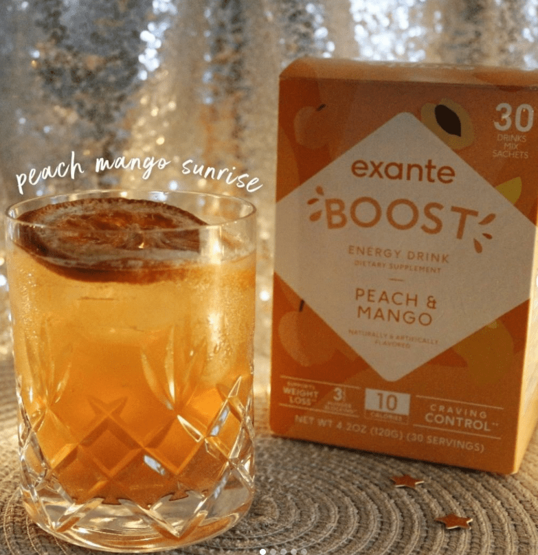 St Patrick's Day Peach Mango Sunrise Mocktail
