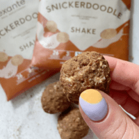 Snickerdoodle Protein Bites