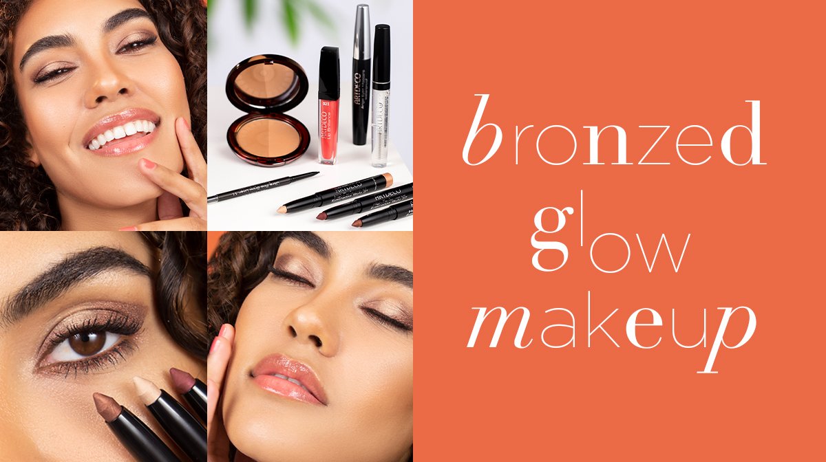 Bronzed glow makeup