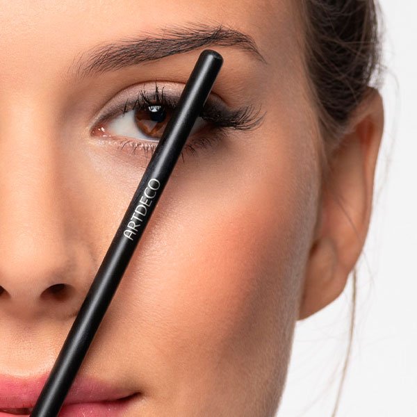 angle the brow brush to find the highest point of your brow