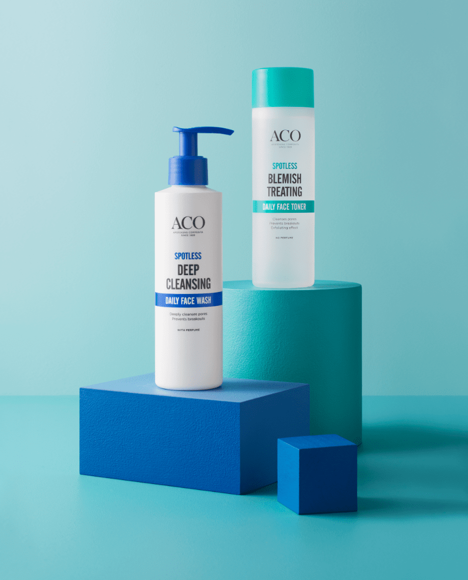 Spotless range - deep cleansing cleanser and blemish treating toner