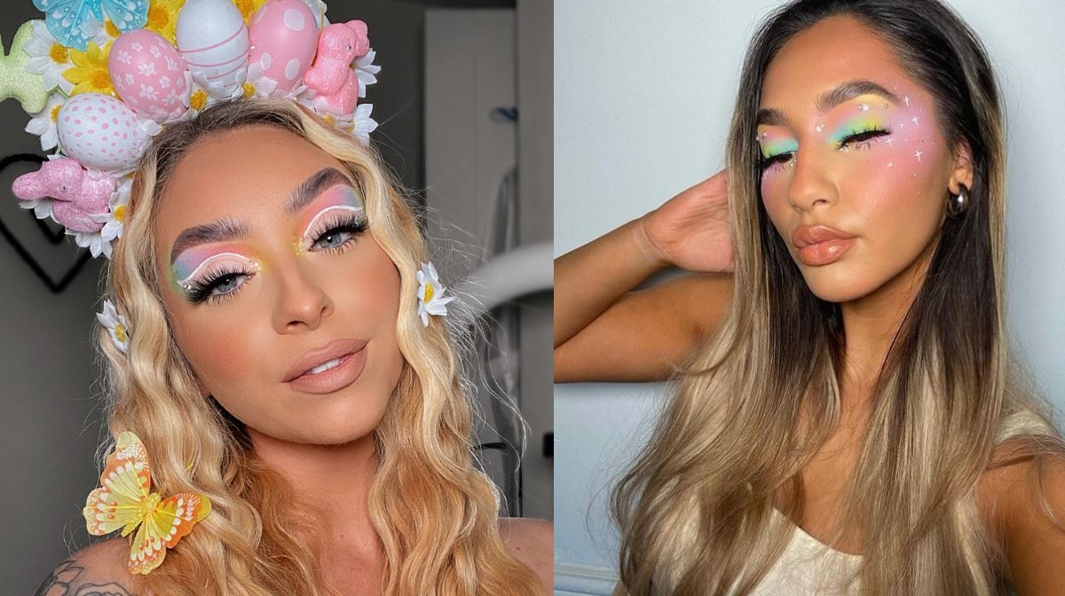 Crackin' makeup looks for Easter