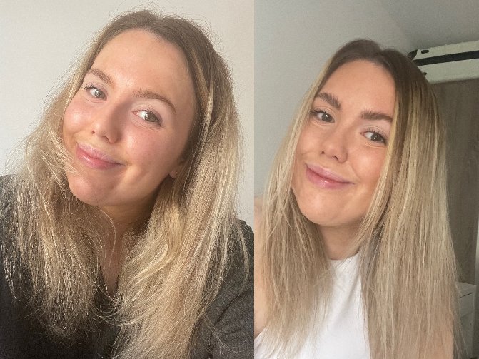 Before After: We tried OLAPLEX No.8 on four types and these are the results! | Blog