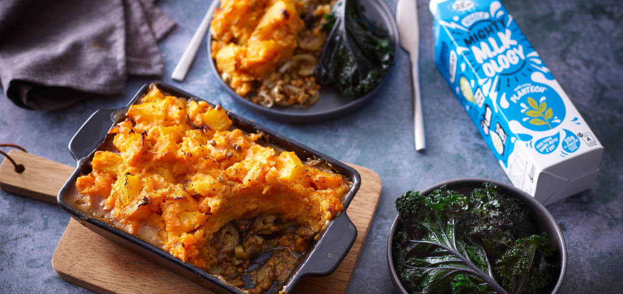MIGHTY-Shepherd’s Pie (vegan) mit Linsen