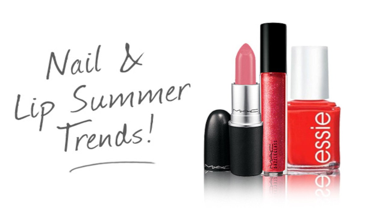Summer Trends for Nails and Lips