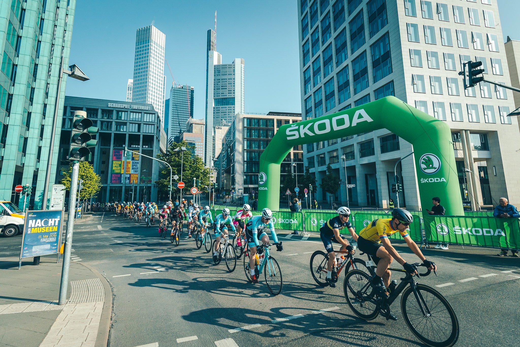 The peloton at Eschborn-Frankfurt