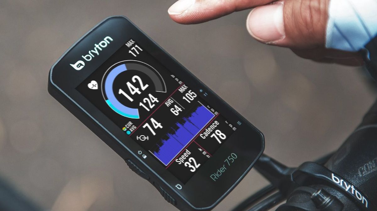 A Bryton GPS Bike Computer