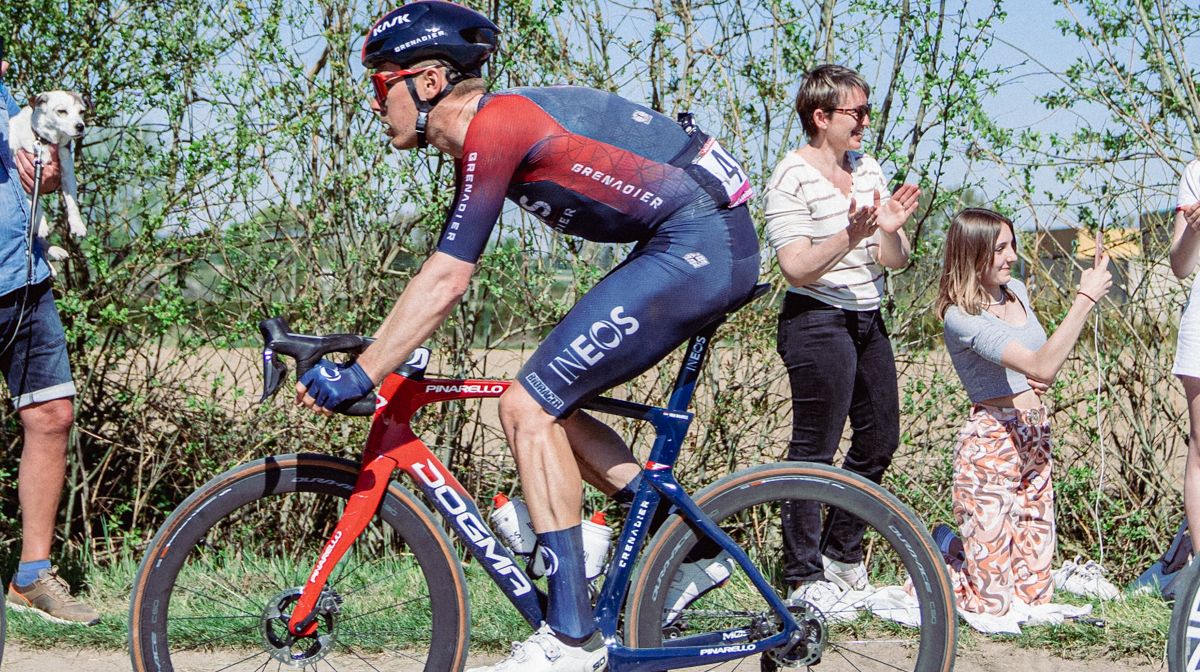 Dylan van Baarle in Paris-Roubaix