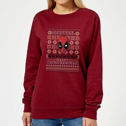 Deadpool christmas jumper kids