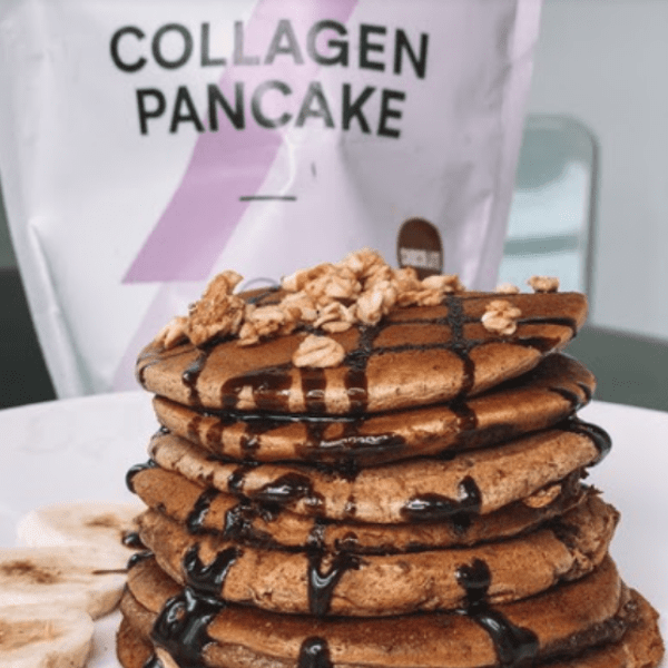 Chocolate collagen pancakes