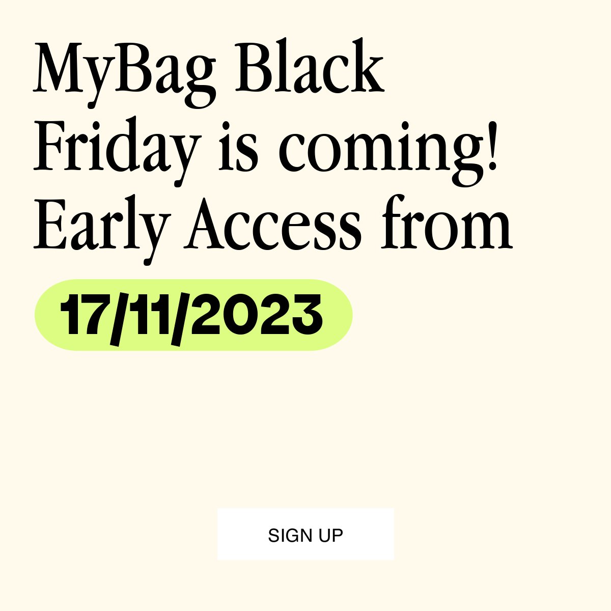 mybag black friday