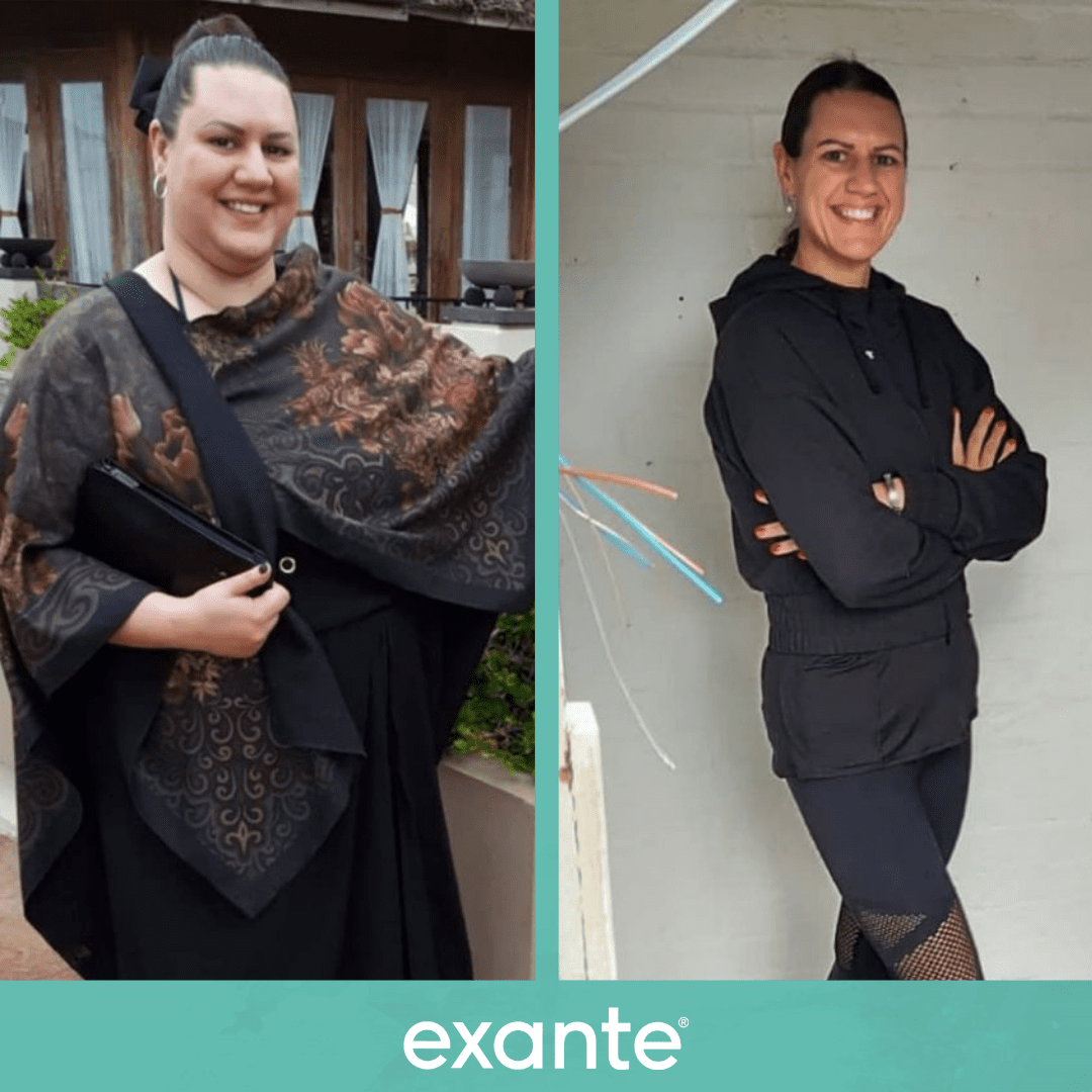 Nicole has lost weight with exante