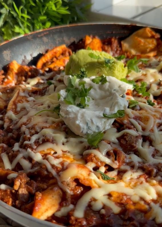 Cheesy Enchilada Chilli