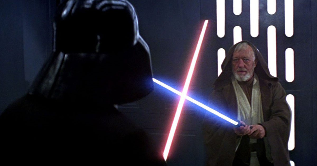 After Qui-Gon dies, Obi-Wan is pretty angry and pissed off at Darth Maul  and we can definitely see him fighting faster and more powerful. Is he in  that moment fueled with Dark