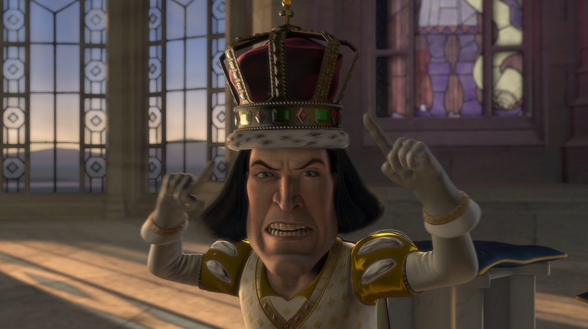 Pictures of lord farquaad - 🧡 "farquaad be happy" T-shirt by Ale...