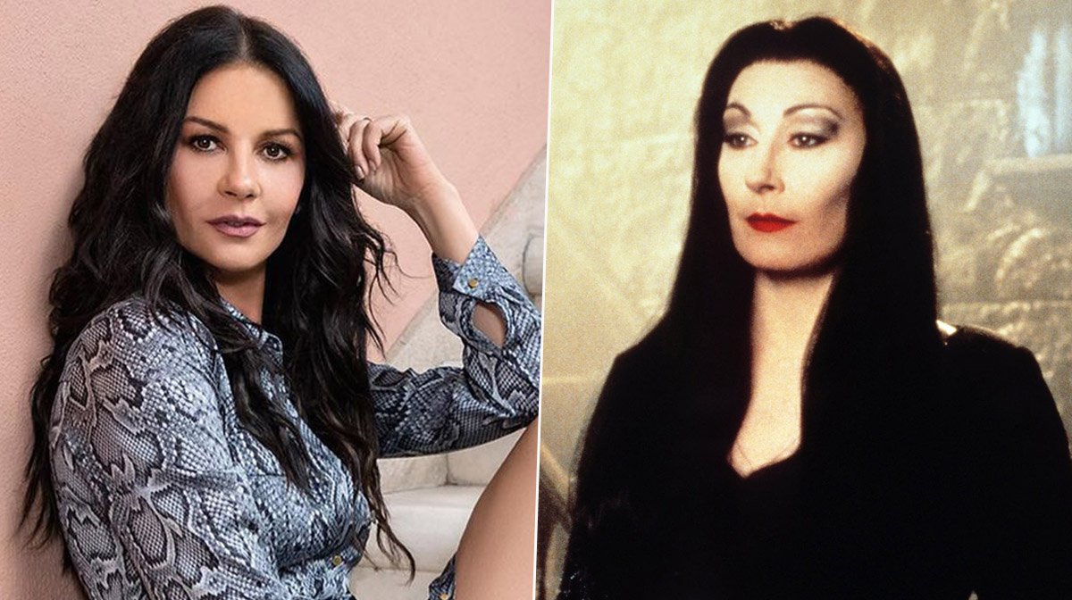 Catherine Zeta-Jones Cast As Morticia In Tim Burton's Addams Series