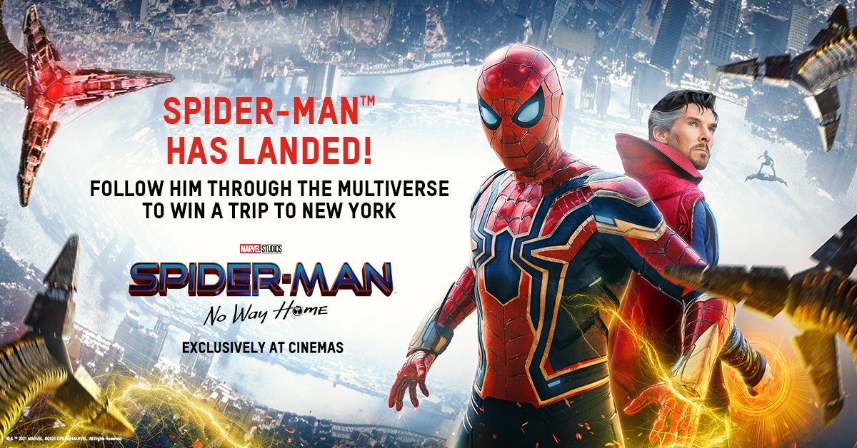 Win A Trip To New York With Our Spider-Man: No Way Home Competition