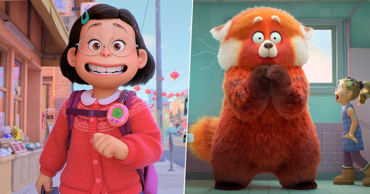 Pixar Turning Red - Morphing Animation