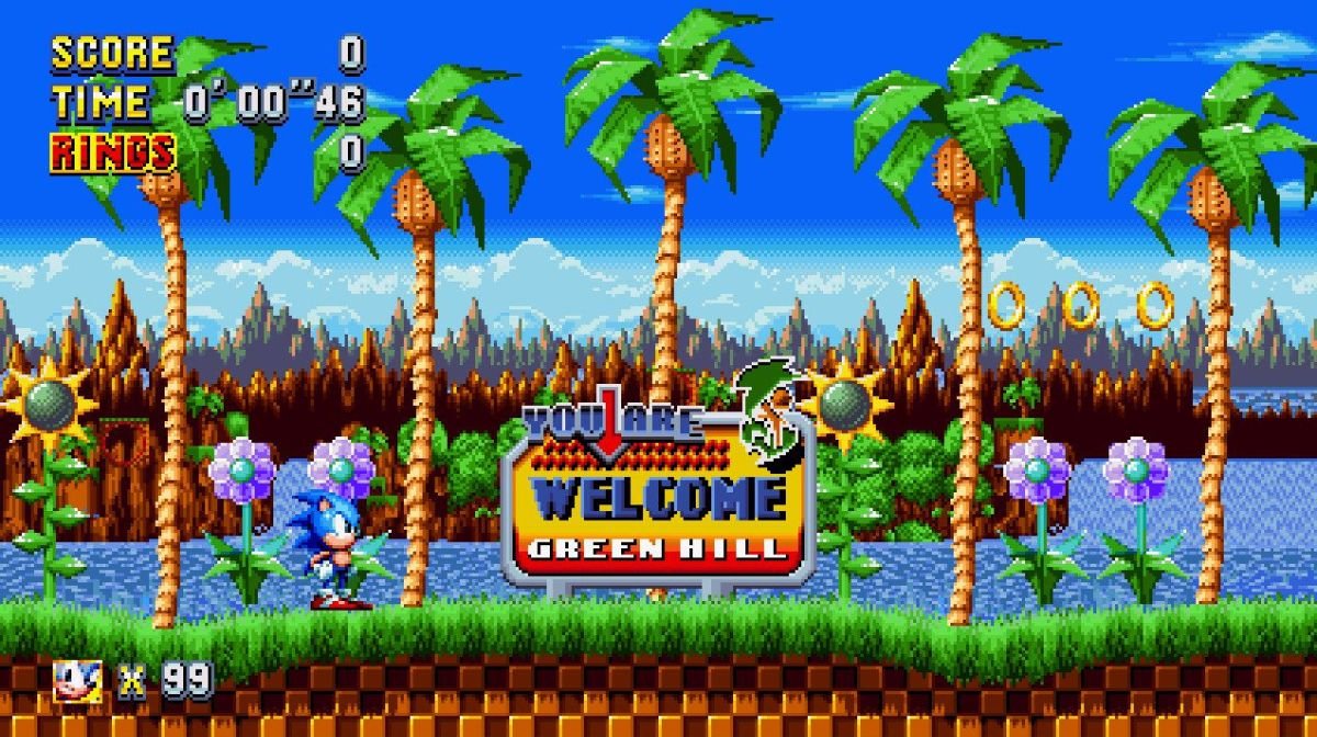 Sonic Origins: Green Hill Zone Act 3 In 0:46.13 (Sonic) 