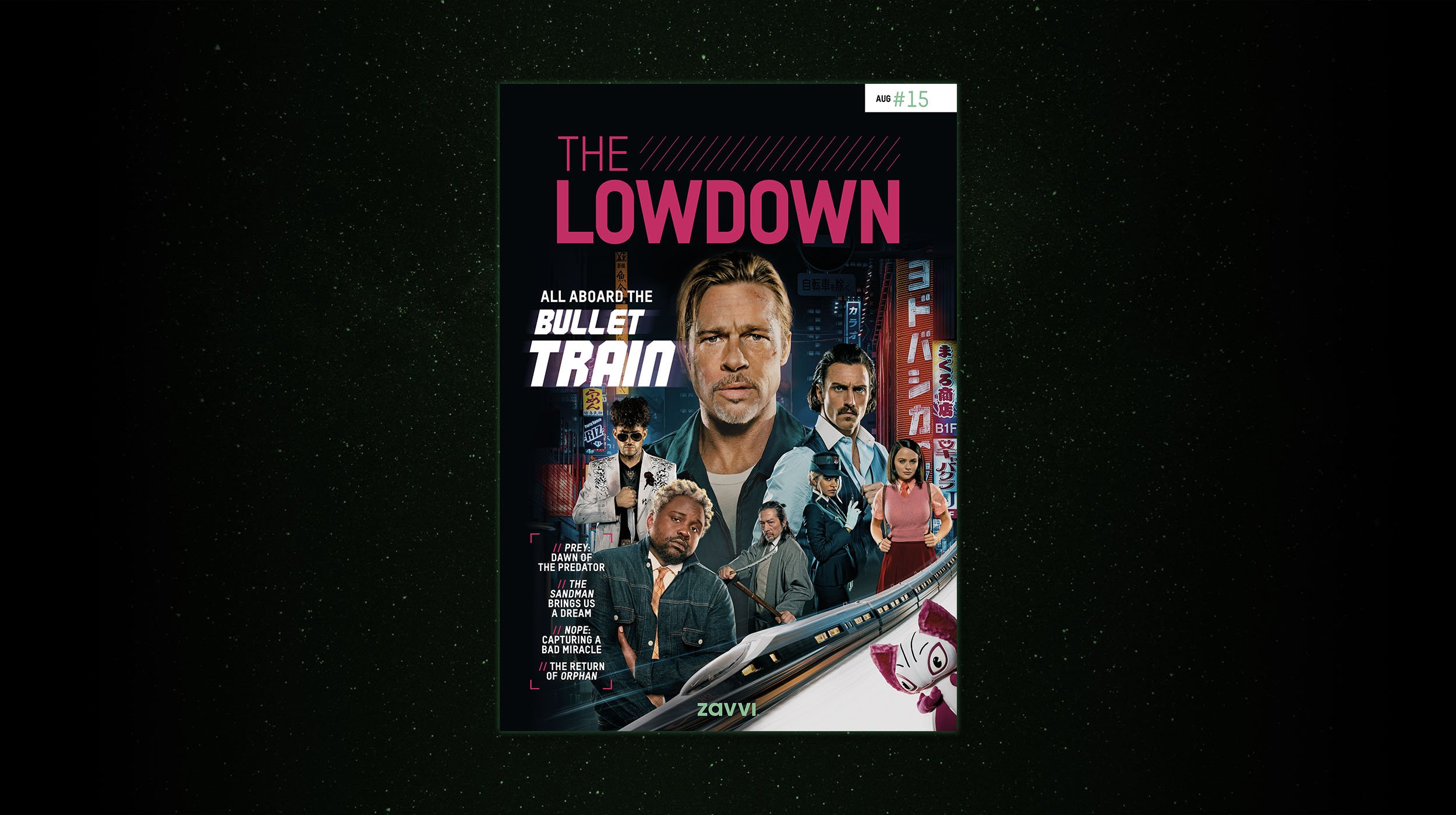 The Lowdown Issue 15: Bullet Train, Prey, The Sandman, And More!