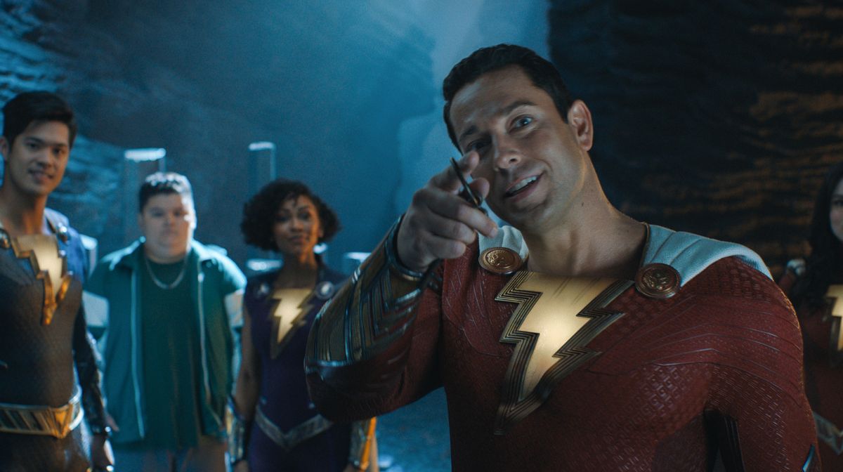 SHAZAM 2 FURY OF THE GODS Shazam Meets Wonder Woman (4K ULTRA HD