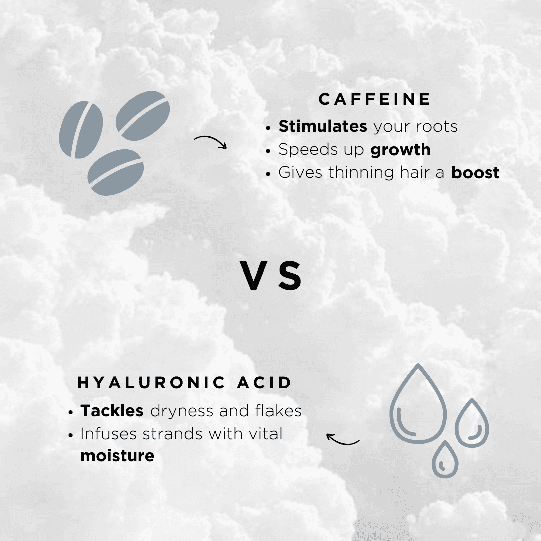 best ingredients for hair caffeine vs hyaluronic acid list of benefits of haircare ingredients