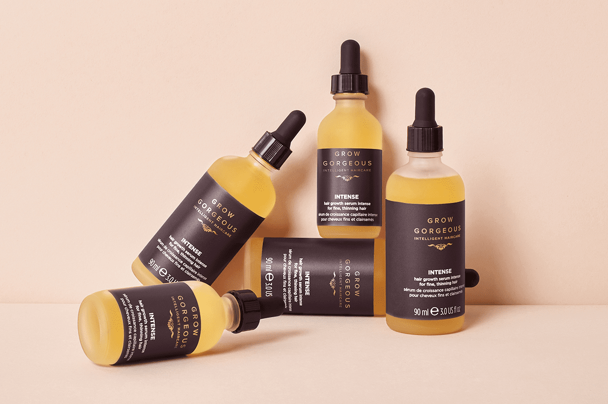 Five bottles of the Hair Growth serum intense to increase growth