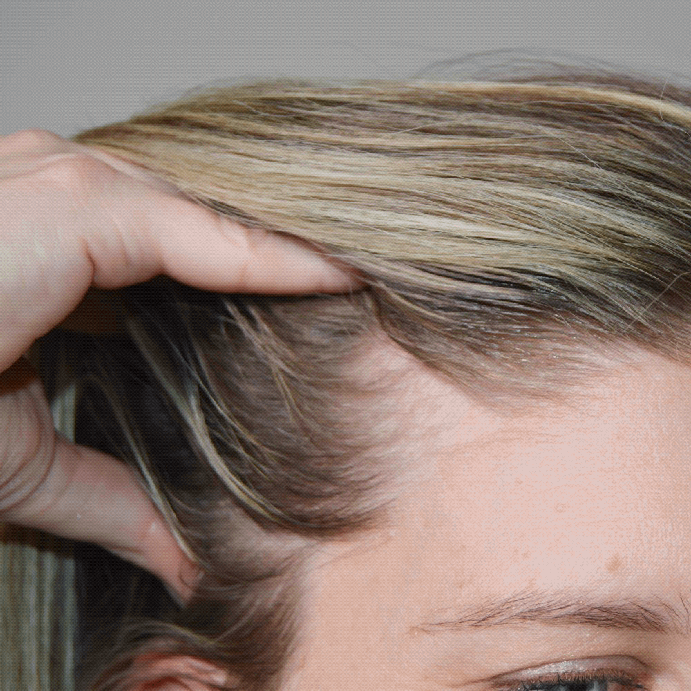 How to use hair growth serum by massaging into hair