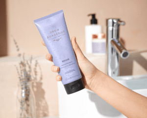 repair shampoo in a hand