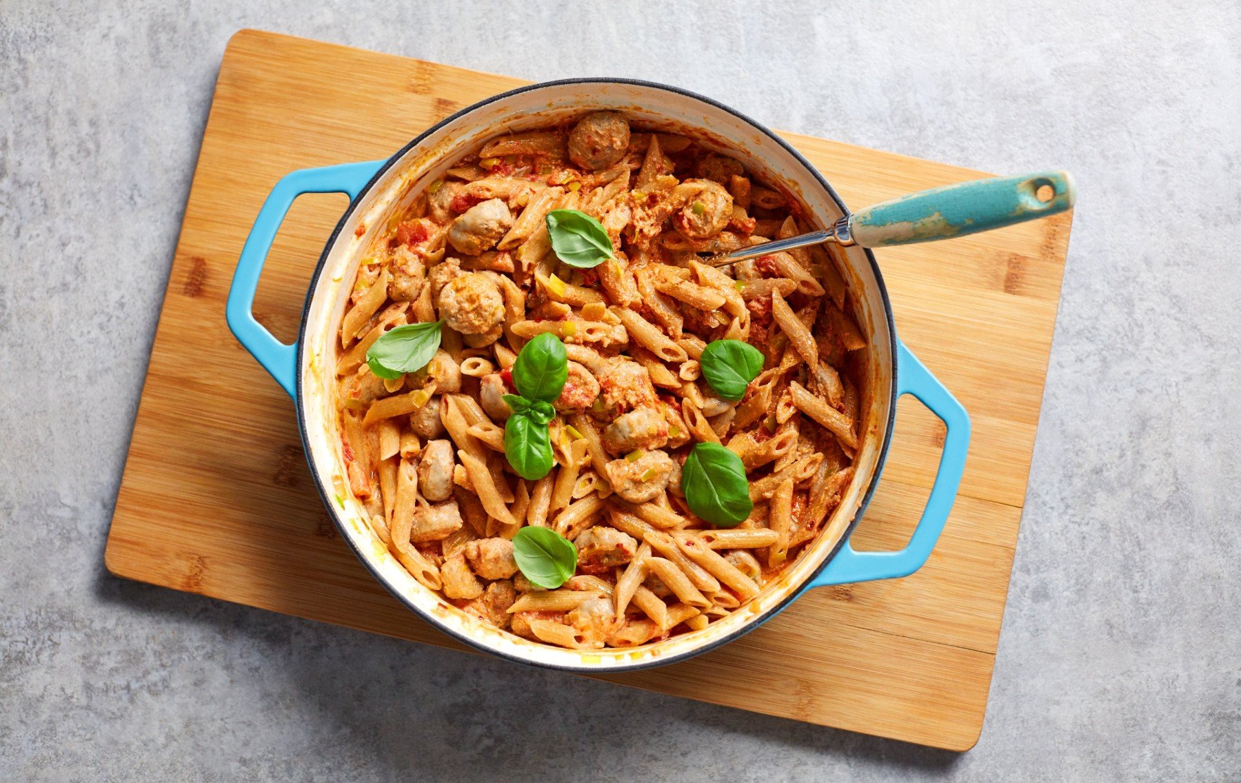 Sund pasta opskrift | Cremet tomatpasta til 4 dages meal prep