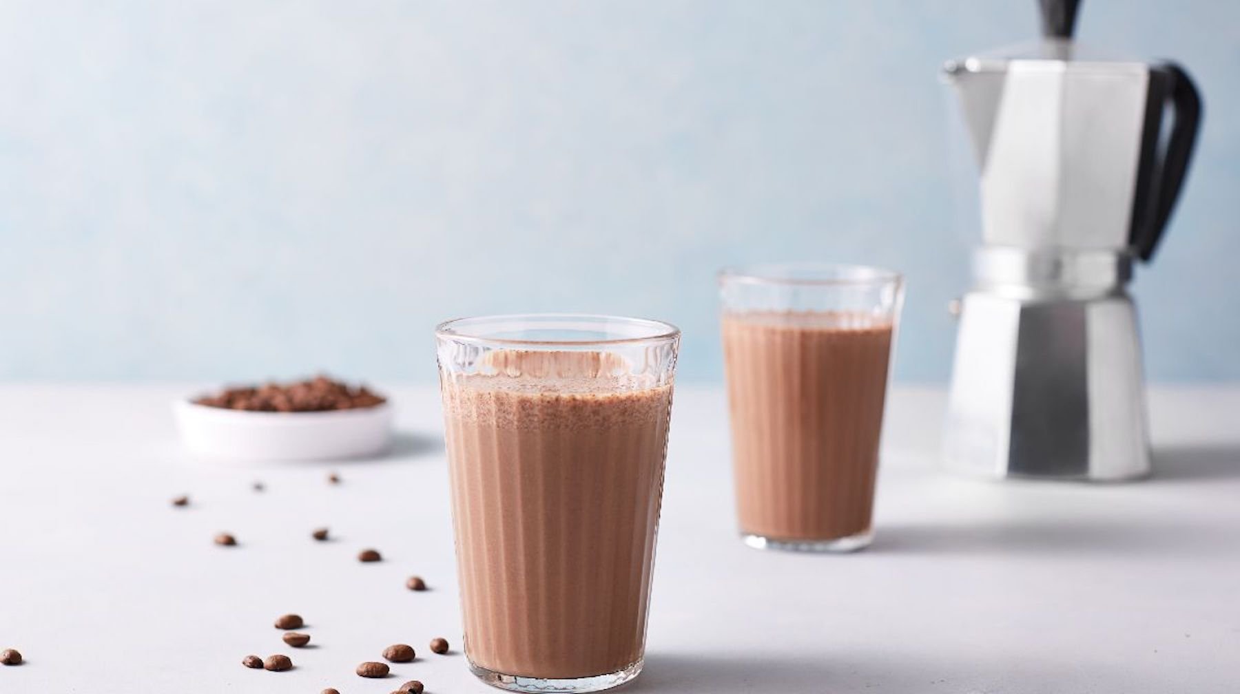 Kaffe chokolade protein smoothie