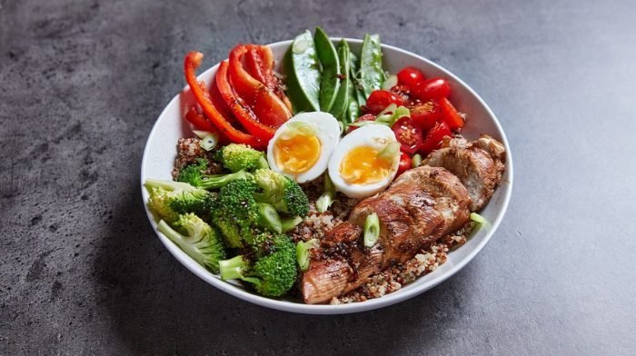 Protein bowl meal prep | Nem og sund frokostopskrift