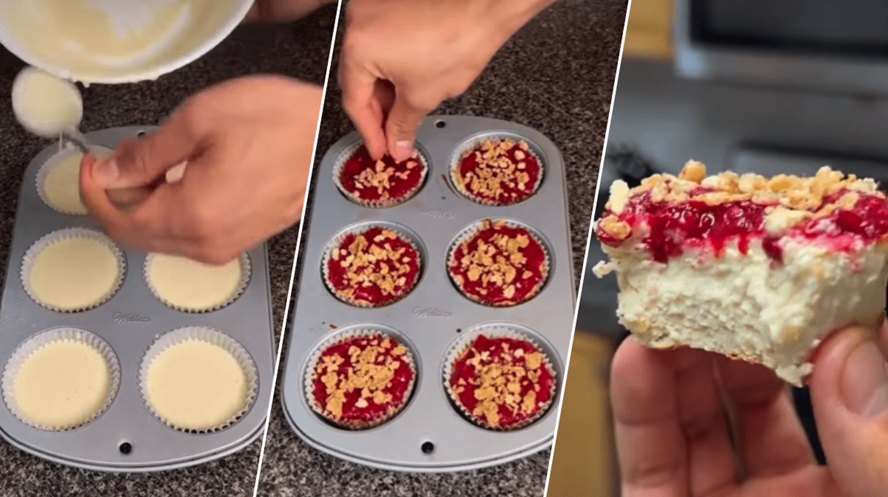 Hindbær Cheesecake Cups | Kalorielet Dessert
