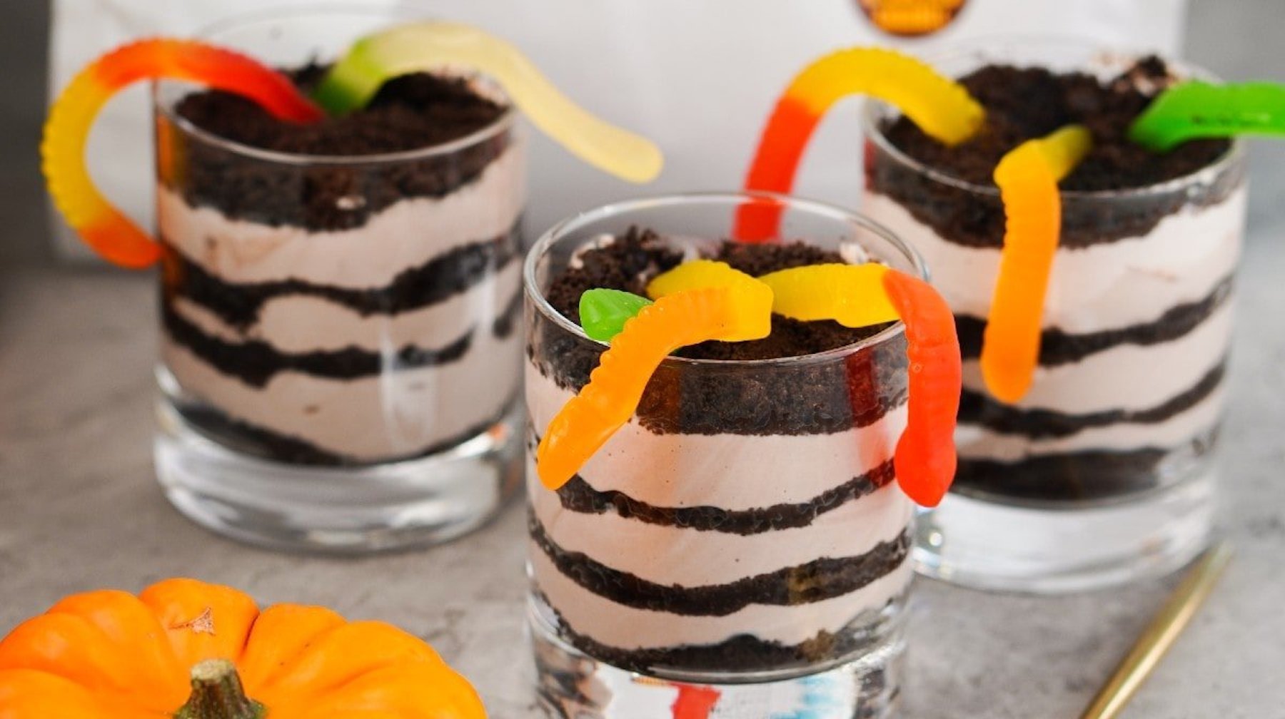 Halloween Oreo Protein Pudding Cups